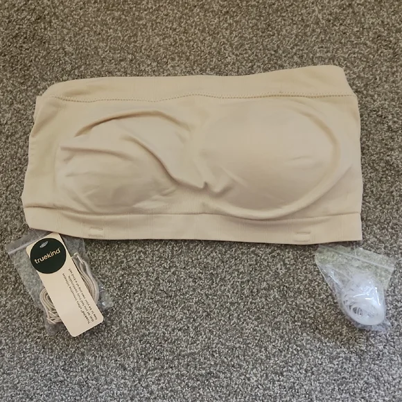 Truekind Shapermint Convertible Strapless Bandeau Bra (Size Medium, Color Chai) - Picture 1 of 3